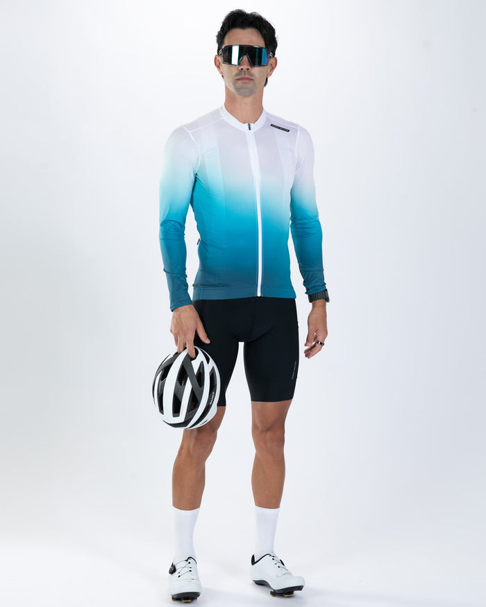Zoot Sports CYCLE LONG SLEEVE JERSEYS Men's Elite Cycle Ls Aero Jersey - Sonic Wave