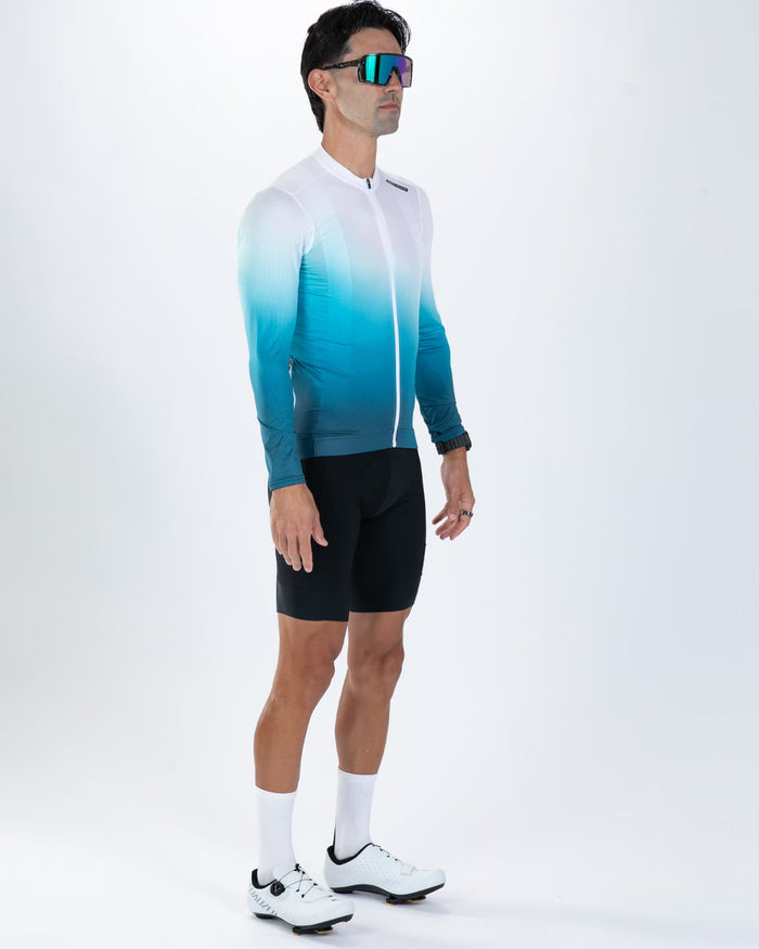 Zoot Sports CYCLE LONG SLEEVE JERSEYS Men's Elite Cycle Ls Aero Jersey - Sonic Wave