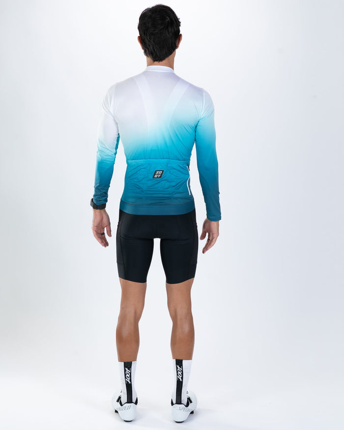 Zoot Sports CYCLE LONG SLEEVE JERSEYS Men's Elite Cycle Ls Aero Jersey - Sonic Wave
