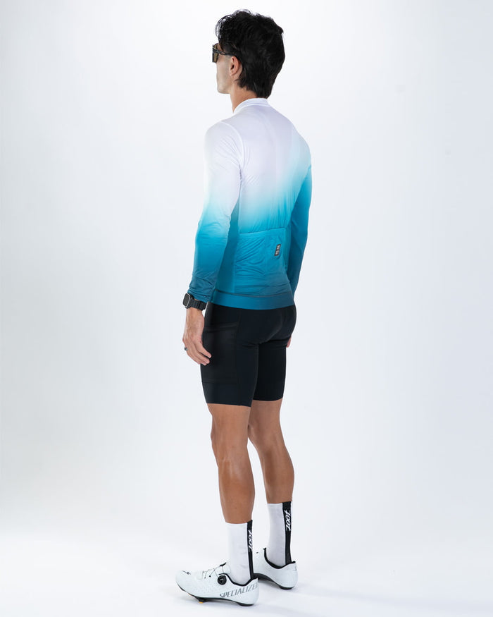 Zoot Sports CYCLE LONG SLEEVE JERSEYS Men's Elite Cycle Ls Aero Jersey - Sonic Wave