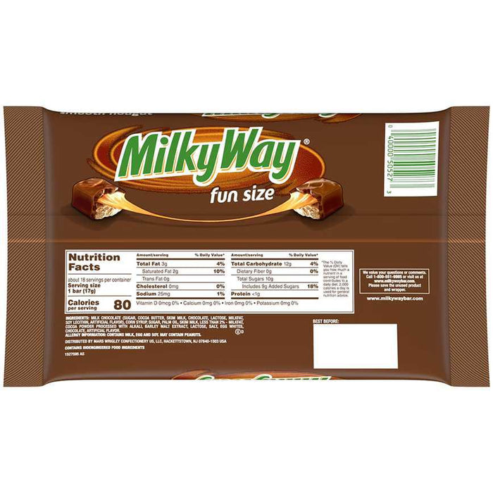 Milky Way Fun Size Chocolate Candy 10.65 oz.