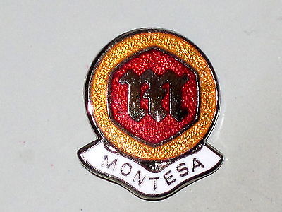 Montesa lapel pin made in England classic vintage motorcycle