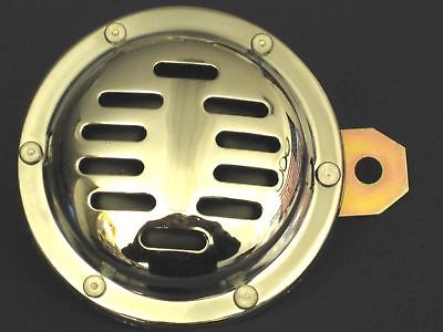 Motorcycle chrome HORN 12v custom Triumph 12 volt