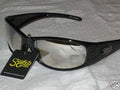 Motorcycle night riding glasses clear lens lenses UV unbreakable polycarbonate