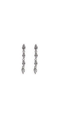 Multi Stone Linear Drop Earrings - Camille La Vie