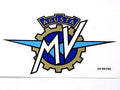 MV Agusta Tank sidecover decal Classic Italian Motorcycle peel and stick emblem