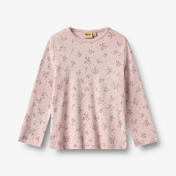 Wheat Main Nightwear Mila Home 1358 lilac flowers