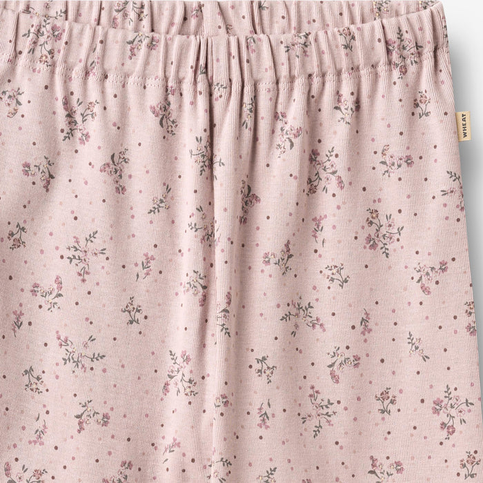 Wheat Main Nightwear Mila Home 1358 lilac flowers