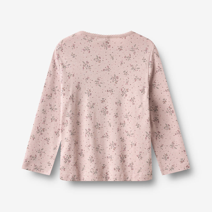 Wheat Main Nightwear Mila Home 1358 lilac flowers