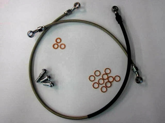 Norton braided oil lines top end rocker feed Commando 1969 to 74 Venhill UK Made