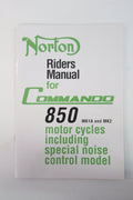 Norton Commando 850 MK1A MK2 MKII Riders Handbook Manual 06-5321 OEM