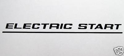 NORTON motorcycle Commando Electric Start Decal Black