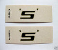 NORTON motorcycle Commando S Decal Logo pair high pipe model