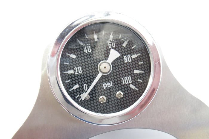 Norton oil pressure gauge center mount handlebar Stainless Steel Commando