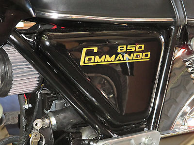 NORTON sidecover Diecut Gold decal 850 Commando peel and stick 06-5096 06-4014