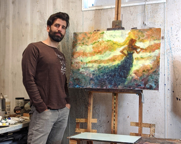 Original "One Final Melody" Oil Painting 20"x30" by Christopher Clark