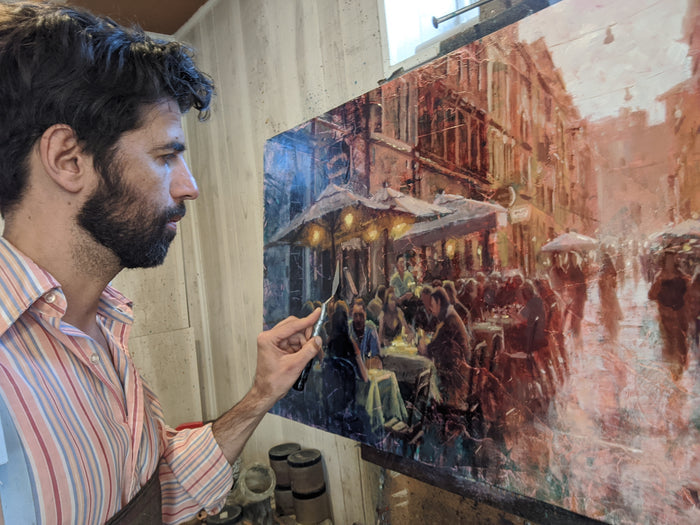 Outdoor Cafes in Rome by Christopher Clark