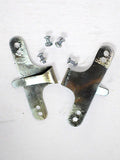 pair BSA Tank Badge MOUNT KIT clip and screws 42-8020 round badge clips screw