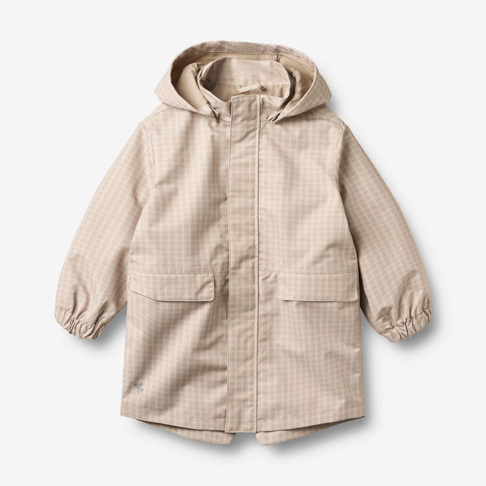 Wheat Outerwear Parka Alke Jacket 9610 stone check