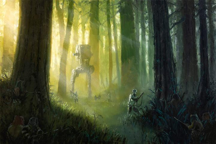 Patrolling the Endor Moon by Christopher Clark