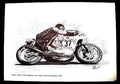 Percy Tait F750 Triumph Trident T150 First 750 British Champion 1971 Art print