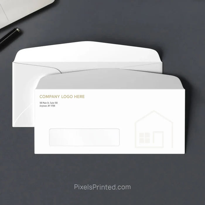 Personalized Century 21 real estate office envelope with window