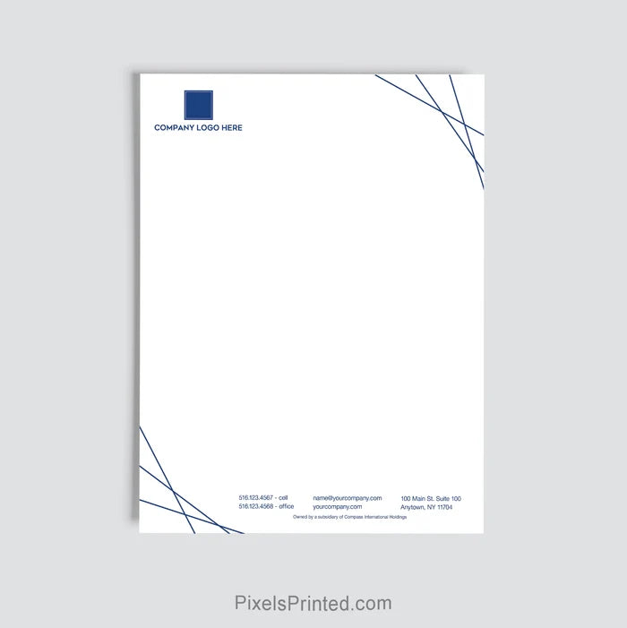 Personalized Coldwell Banker Realty real estate letterhead