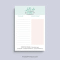 Personalized Let's Do This realtor notepad with custom branding