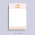 Personalized Make It Happen notepad for real estate agents