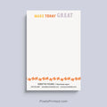 Personalized Let's Make Today Great realtor notepad
