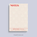 customizable notes Marketing Notepad