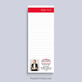 Personalized Things to Do real estate agent notepad with headshot and branding