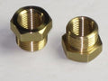 Petcock adapters 1/4" to 3/8" BSP BSA gas tank adapter set brass inserts