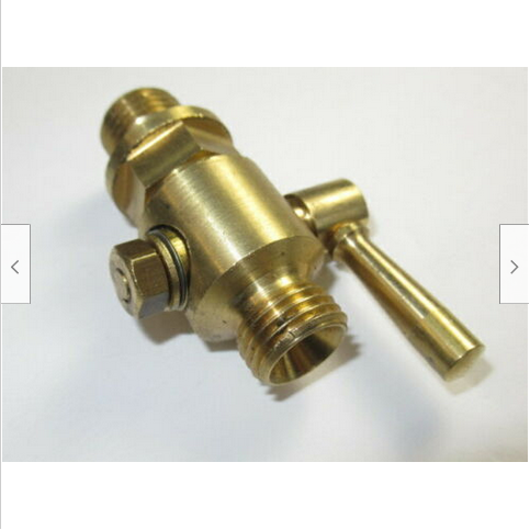 Petcock Brass 1/4" BSP PETROL TAP 1/4 x1/4 LARGE BORE Triumph Norton BSA 82-3057