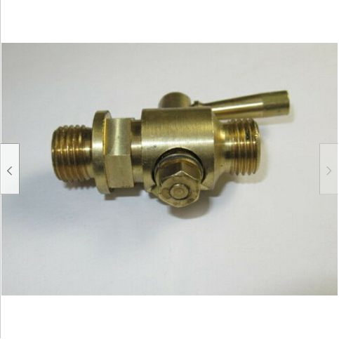 Petcock Brass 1/4" BSP PETROL TAP 1/4 x1/4 LARGE BORE Triumph Norton BSA 82-3057