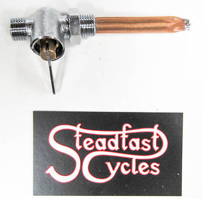Petcock UK Made Main 83-2800 w Standpipe fuel tap gas valve Triumph Norton BSP