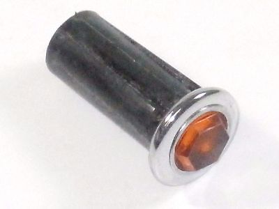 Pilot light amber prism indicator Lucas 54363453 Triumph Norton BSA Warning lens