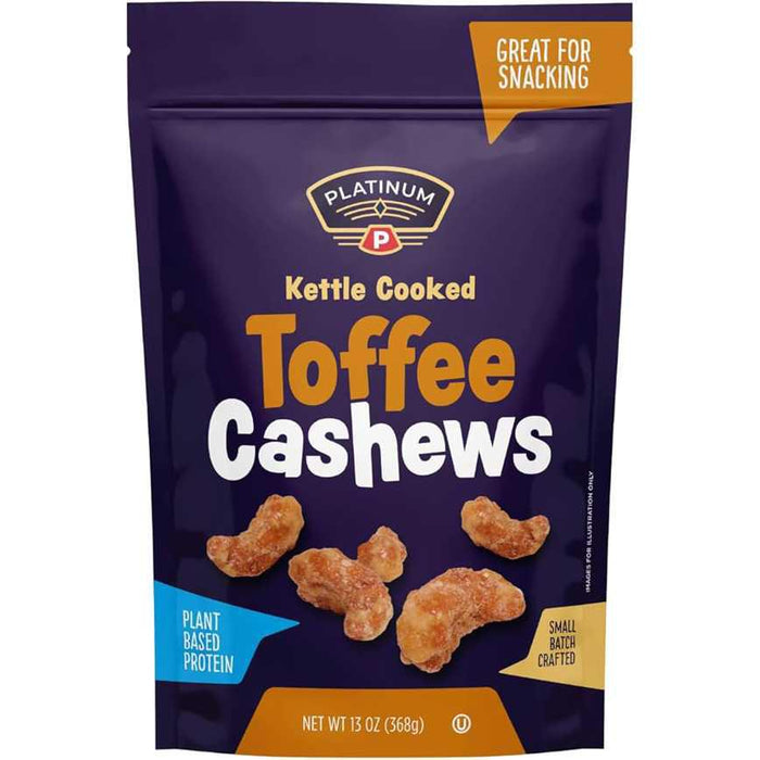 Platinum Flavored Cashews Toffee 13 oz.