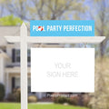 pool party perfection real estate sign riders PixelsPrinted