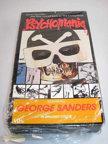 Psychomania 1971 cult classic motorcycle movie VHS The best horrible cycle movie