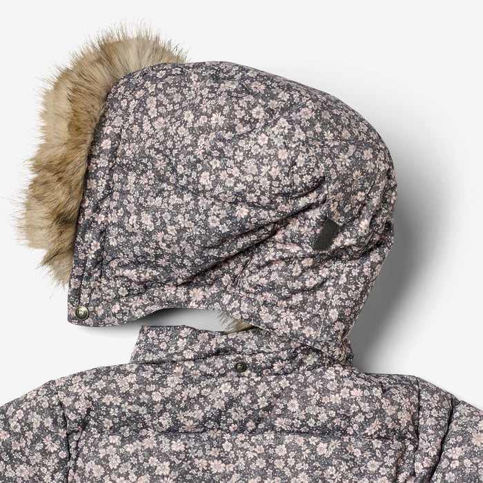 Wheat Outerwear Puffer Jacket Vinteren Jacket 9670 dark charcoal flowers