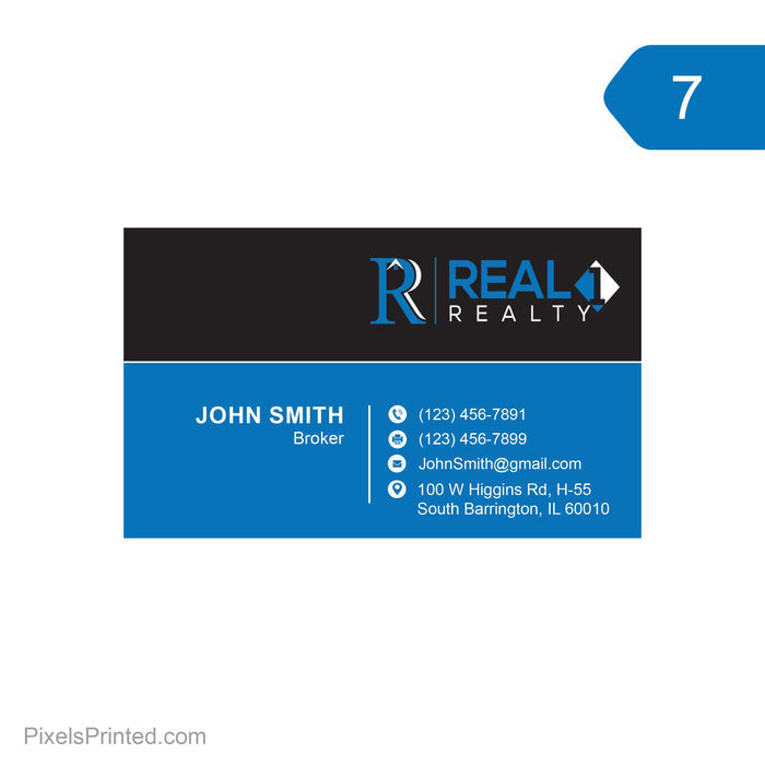 R1R custom business cards Pixels Printed