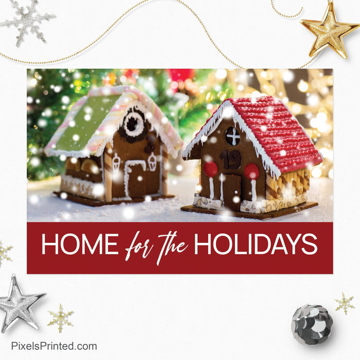 Realty One Group Christmas holiday postcards PixelsPrinted
