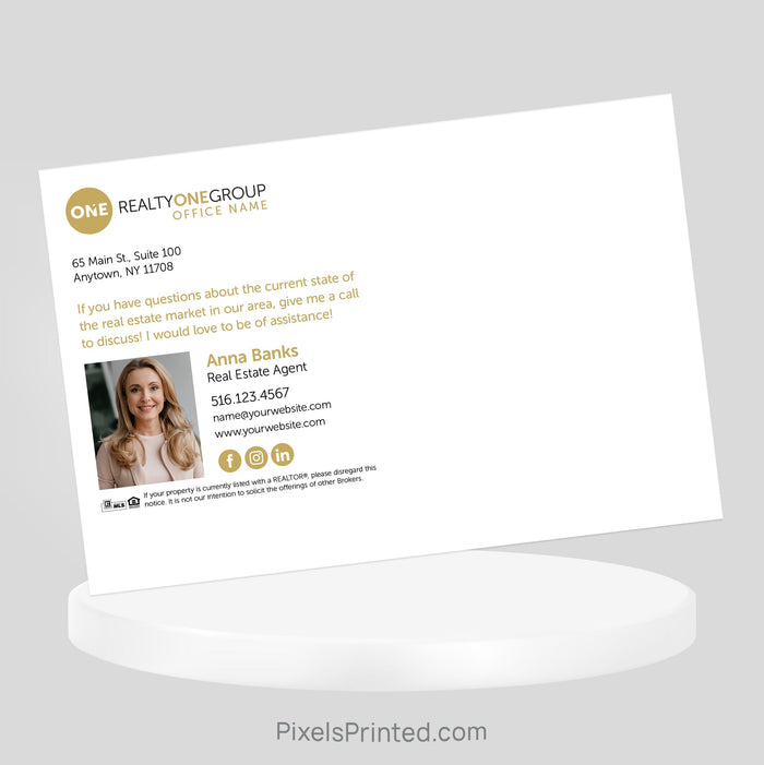 Realty One Group Fall Maintenance postcards PixelsPrinted