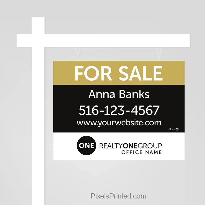 Realty ONE Group for sale sign panels sign panels PixelsPrinted
