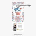 Fourth of July door hangers your real estate referrals make my business sparkle