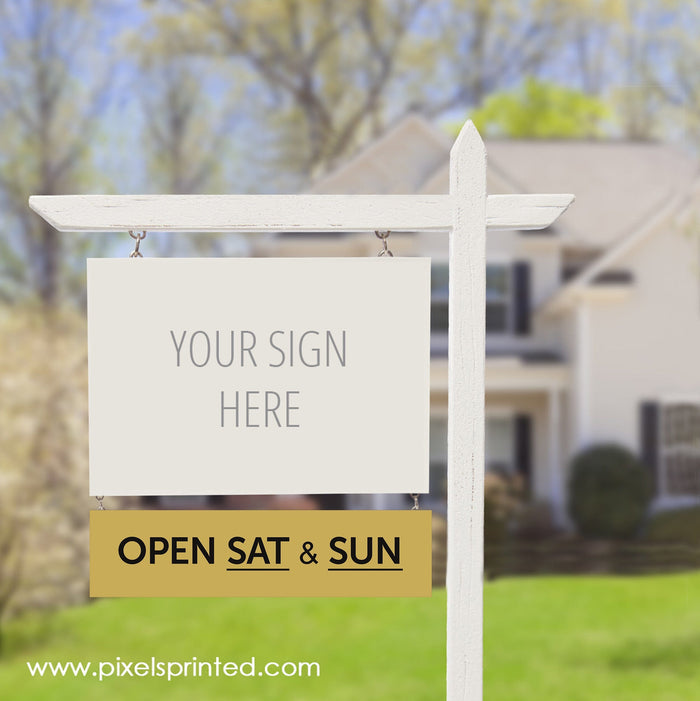 REALTY ONE GROUP open house sign riders PixelsPrinted
