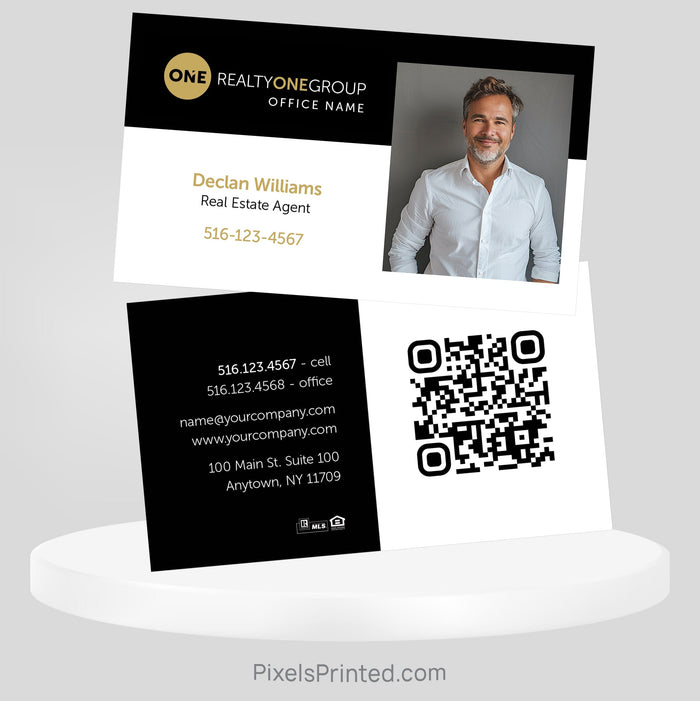 Realty ONE Group real estate business cards Business Cards PixelsPrinted
