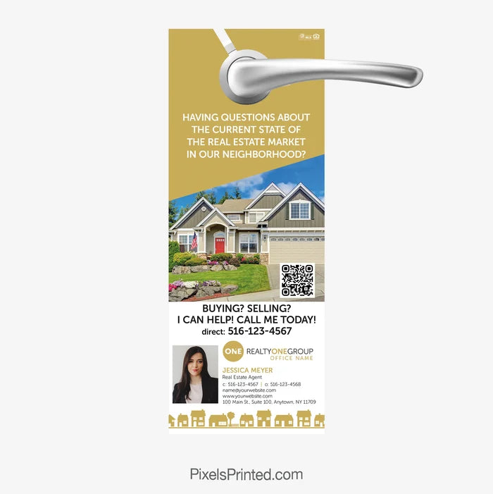 Realty ONE Group real estate SOI door hangers