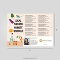 Realty ONE Group Real Estate Farmers Market Calendar Postcard Magnets postcard magnets PixelsPrinted